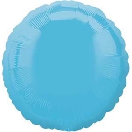 Round Blue Caribbean Balloon 18"