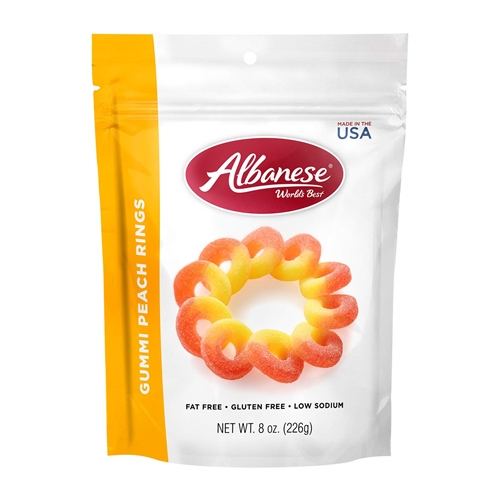 Albanese Peach Rings 7 oz