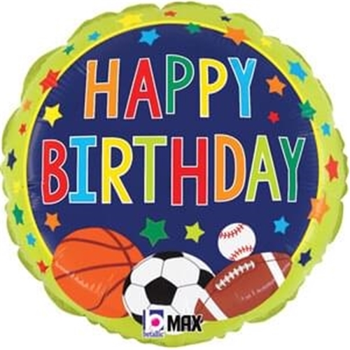 Birthday Multi-Sports 18"