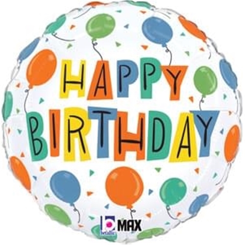 Birthday Party Balloons 18"