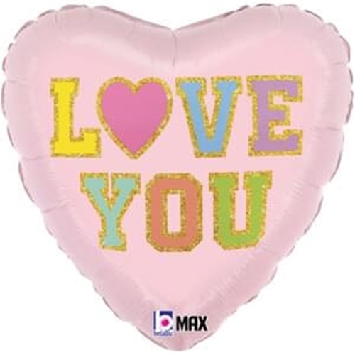 Love Patch Heart 18"