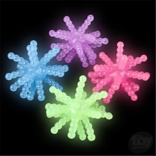 Glow Atomic Fidget Ball 3.5" Assorted