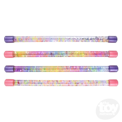 Glitter Water Baton 12"