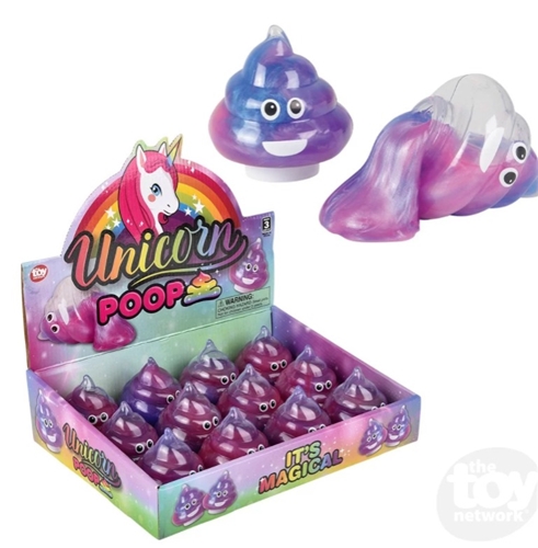Unicorn Poop Slime 3"