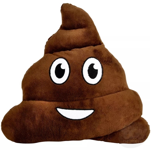 Poop Emoticon Pillow 12"